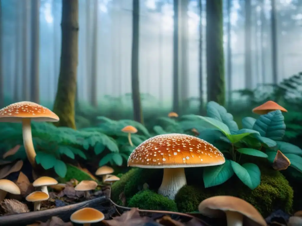 Descubre la magia de los bosques franceses en otoño con sus setas