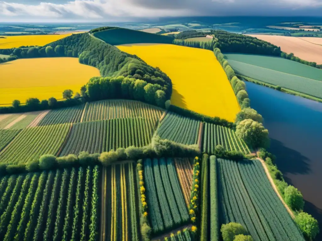 Un manto dorado de campos de mostaza en la campiña francesa, historia mostaza Dijon gastronomía francesa