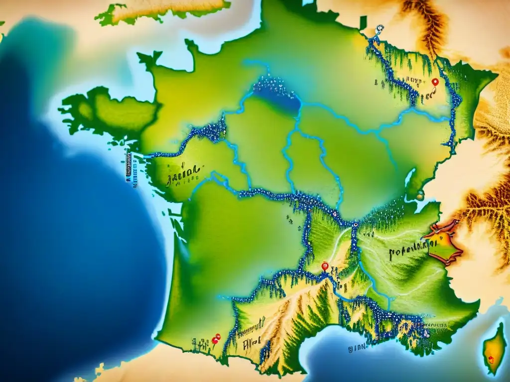 Mapa detallado de la expansión global del Champagne más allá de Francia, destacando regiones y viñedos clave