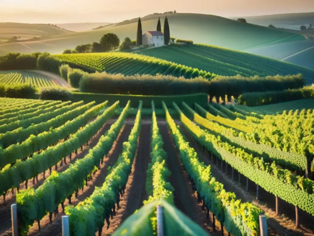 Maridaje de vinos biodinámicos con platos orgánicos en Francia