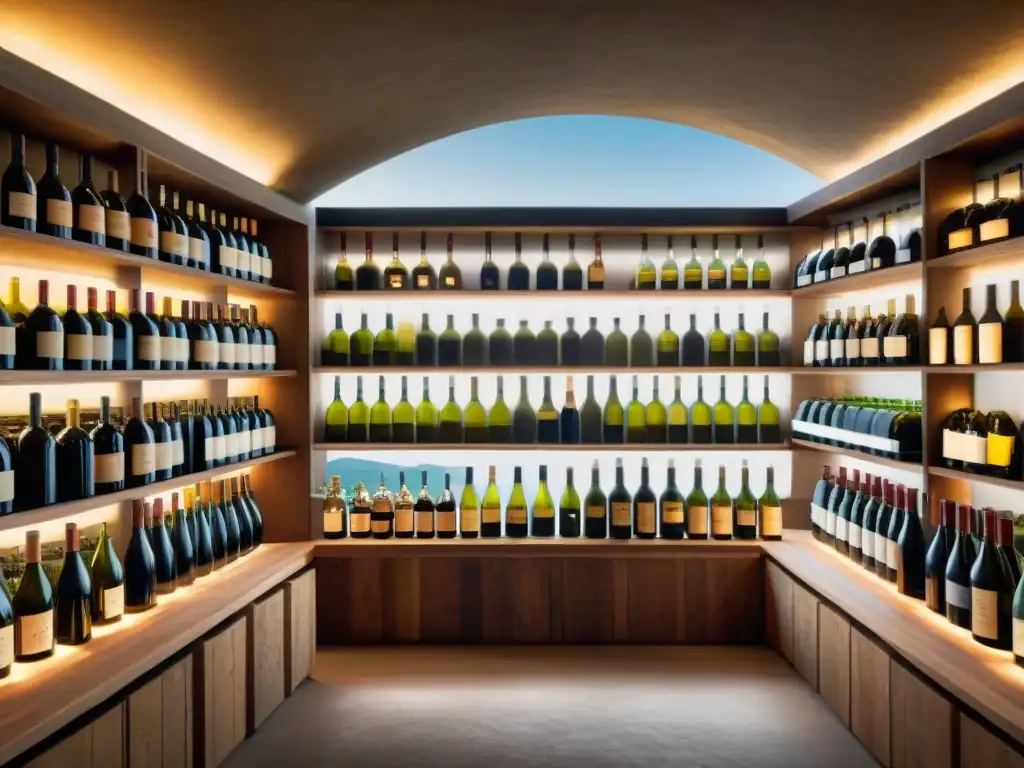 Encantadora boutique de vinos franceses con elegancia rústica Explora las mejores boutiques de vino en Francia, con elegancia y encanto rústico