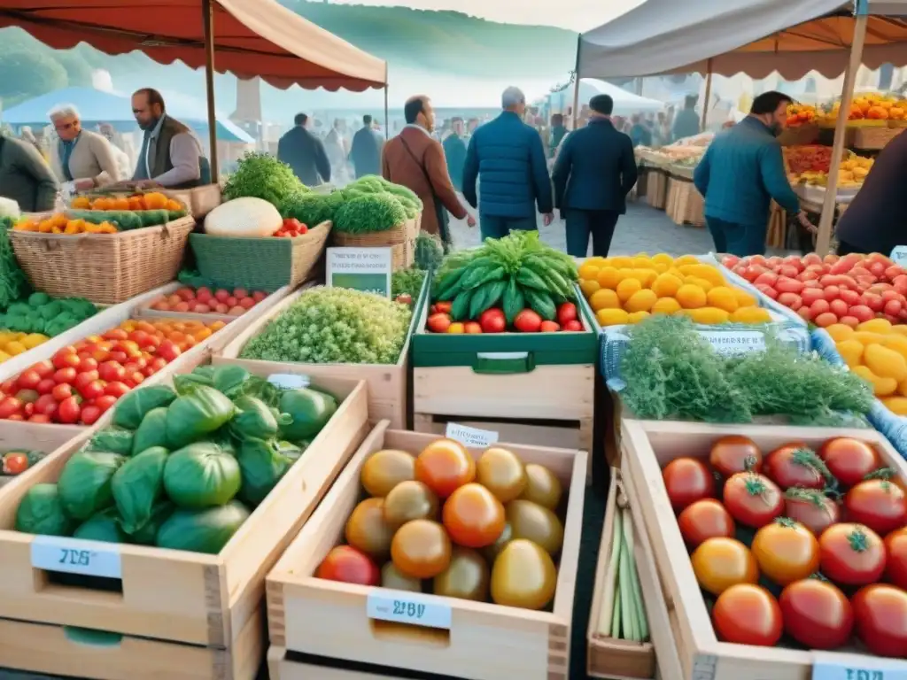 Un mercado bullicioso en el suroeste de Francia, muestra la rica gastronomía francesa entre tradición e innovación