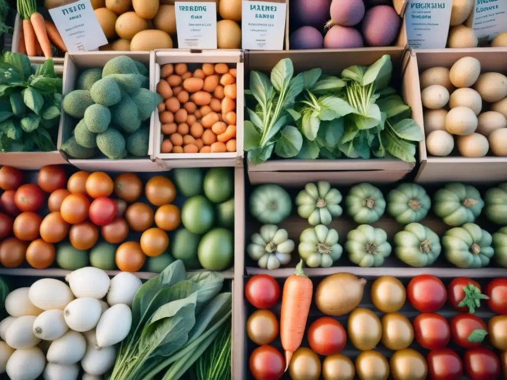 Un mercado francés con productos feos gastronomía francesa, resaltando la belleza de la imperfección en los alimentos