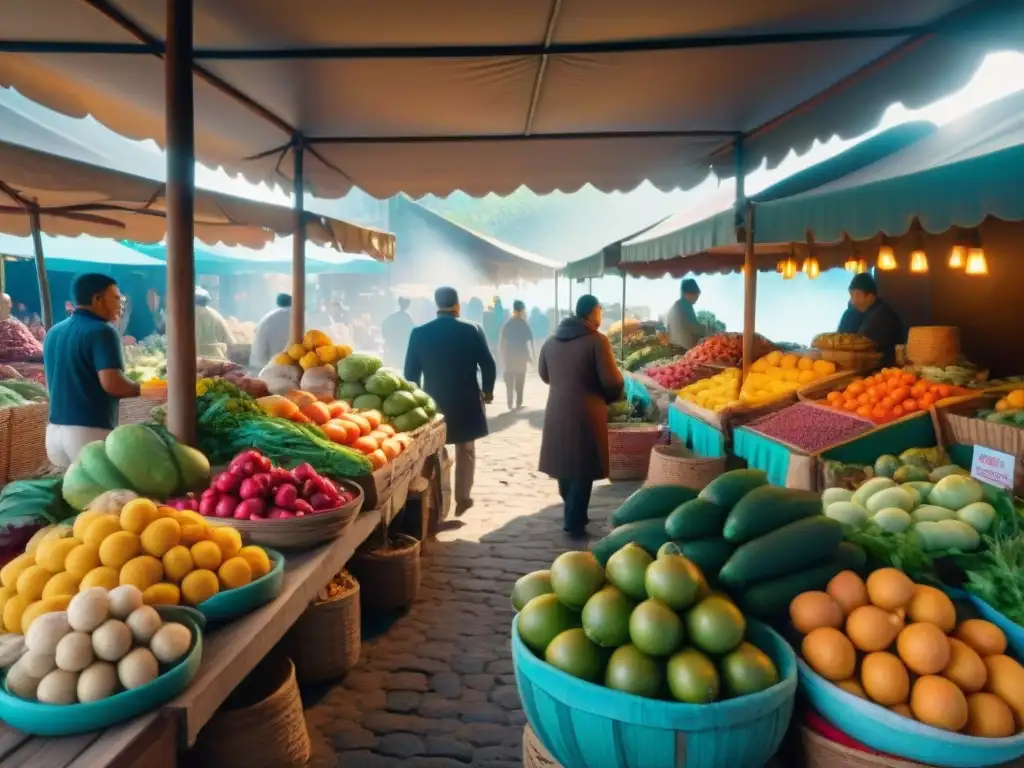 Un mercado tradicional en Reunión con ingredientes exclusivos para cocina moderna