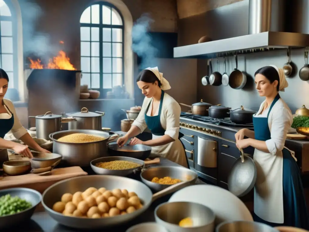 Mujeres empoderadas cocinan en la Revolución Francesa