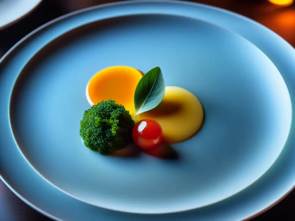 Una obra de arte culinaria en El Restaurante Guy Savoy en París, celebra la gastronomía francesa en una mesa meticulosamente decorada