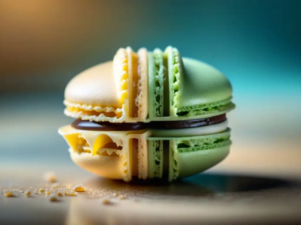 La obra maestra de un macaron delicado: preparar macarons técnicas profesionales