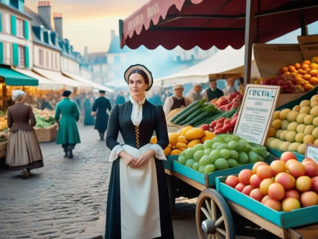 Orígenes de la cocina francesa influenciada por un bullicioso mercado del siglo XVII