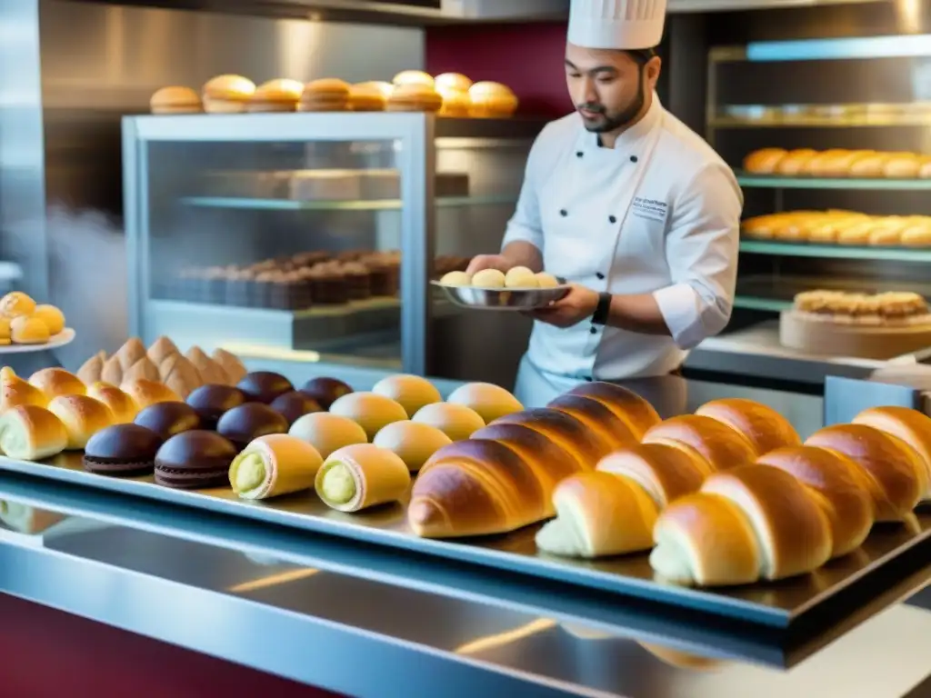 Una panadería francesa con influencia asiática: chefs crean innovaciones culinarias en un ambiente multicultural y vibrante