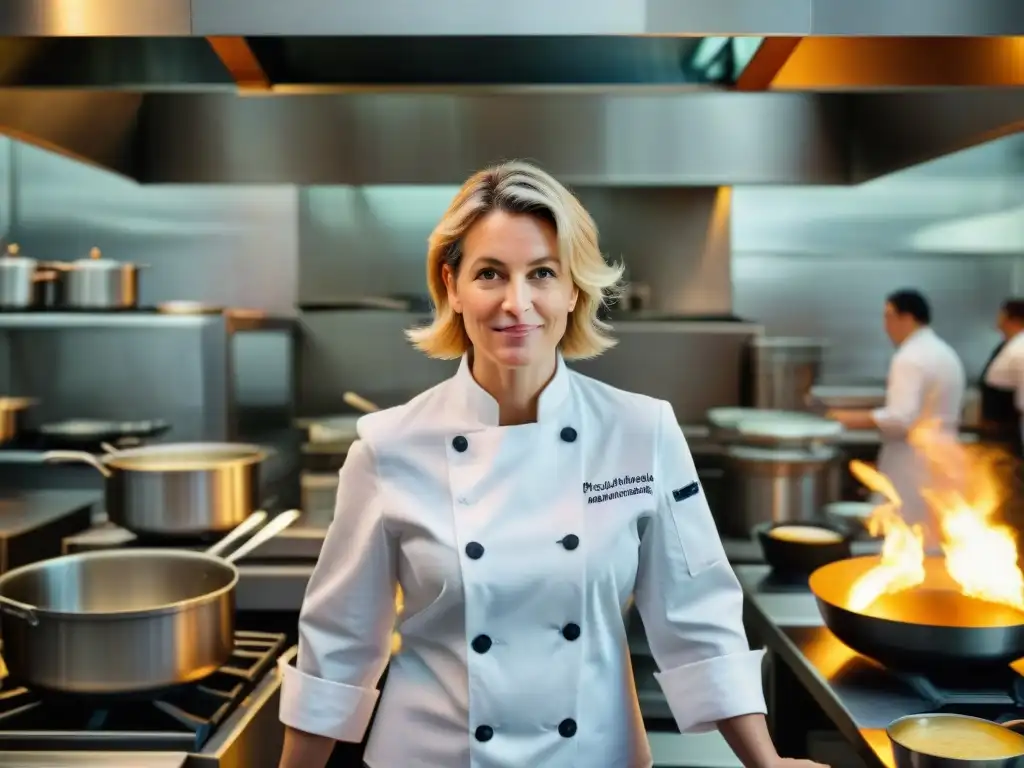 La pasión de Hélène Darroze: el arte culinario en su máxima expresión Hélène Darroze lidera con pasión la historia de la gastronomía francesa en su bulliciosa cocina parisina