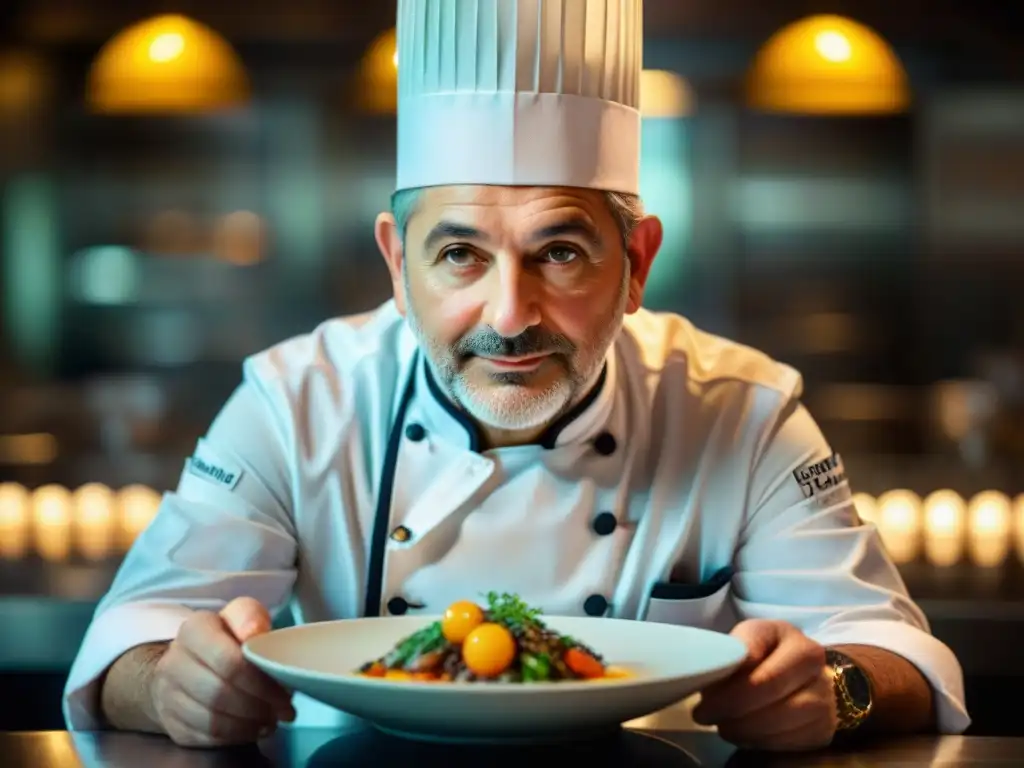 Guy Savoy concentra su pasión en plato en restaurante francés, destacando precisión y arte culinario