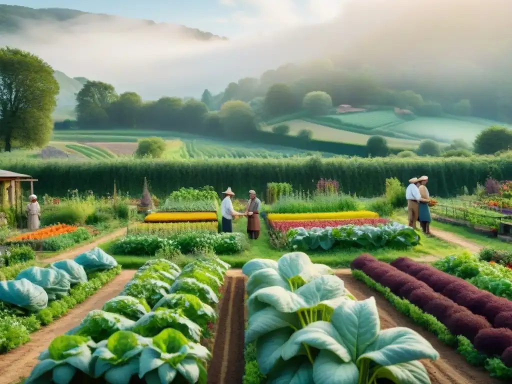 Un jardín de permacultura en un restaurante francés, fusionando sostenibilidad y gastronomía