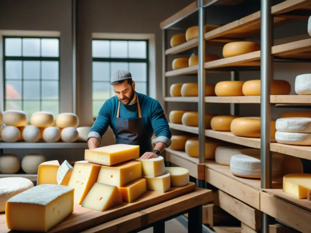 Quesería francesa: tradición e innovación en talleres de quesos artesanales