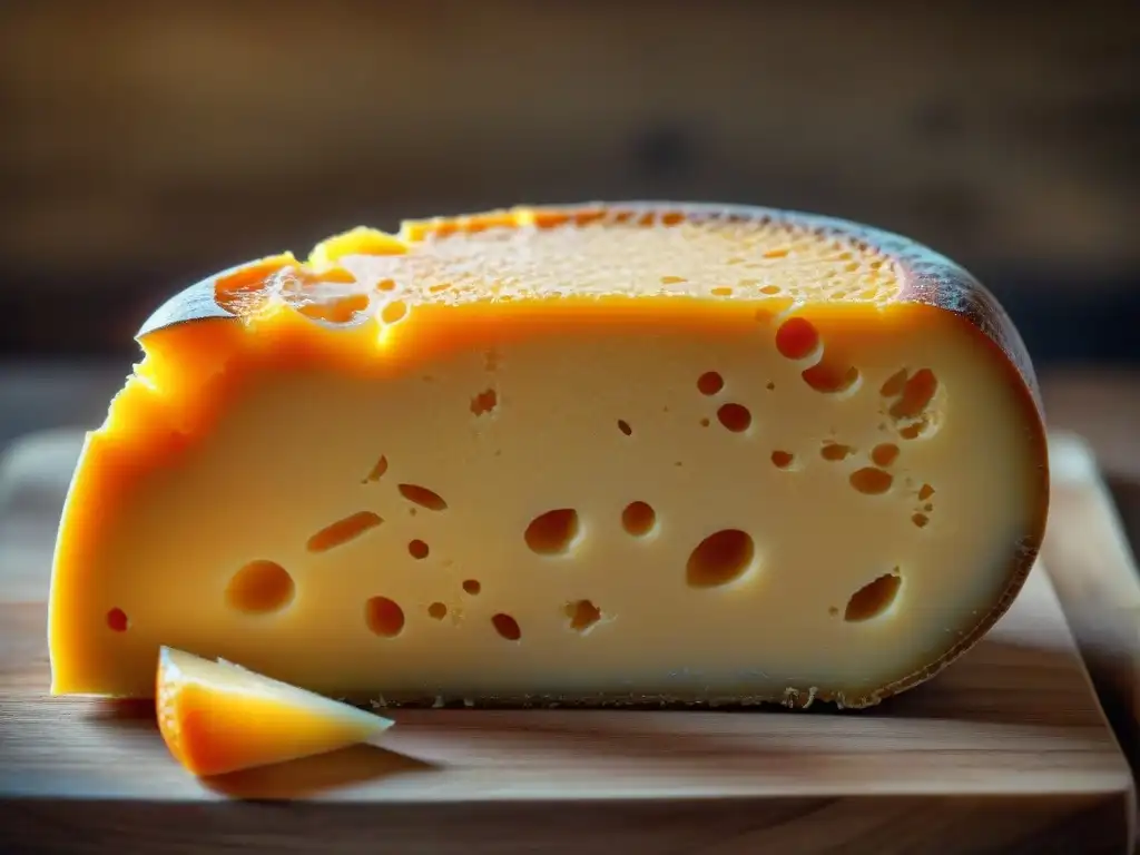 Queso Mimolette: sabor y color en cada detalle de esta imagen detallada y vibrante