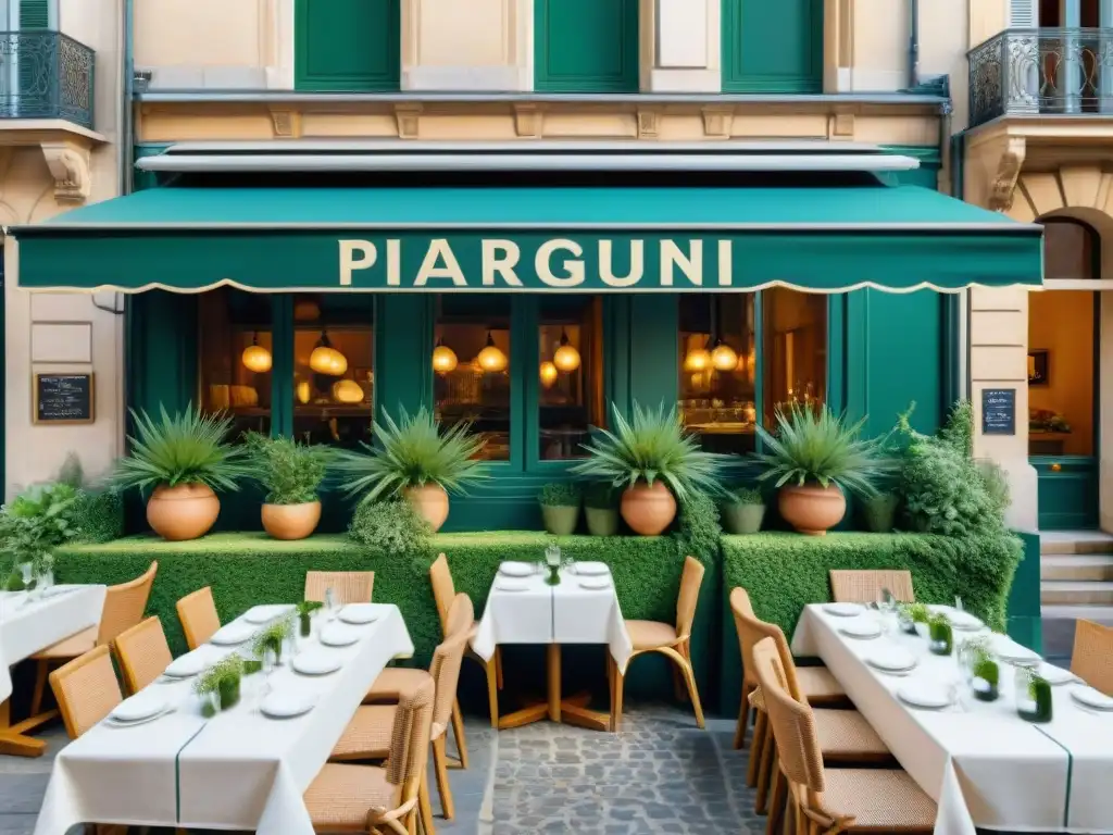 Un restaurante parisino ecofriendly con ambiente histórico y moderno