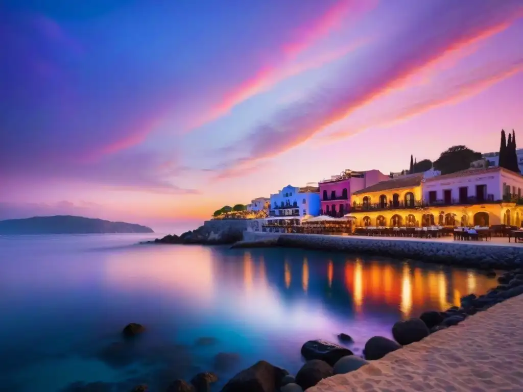 Restaurantes emblemáticos en la Costa Azul con gastronomía exquisita al atardecer