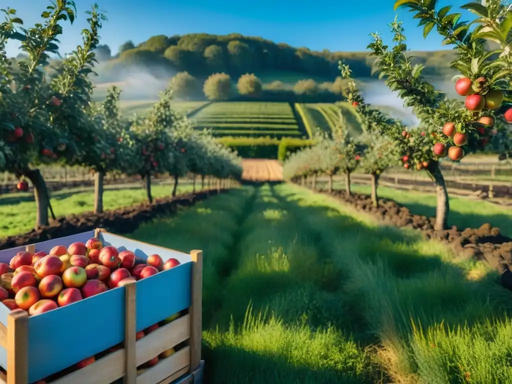 Degustación de sidras y sabores únicos en la recolección de manzanas en Normandía, Francia