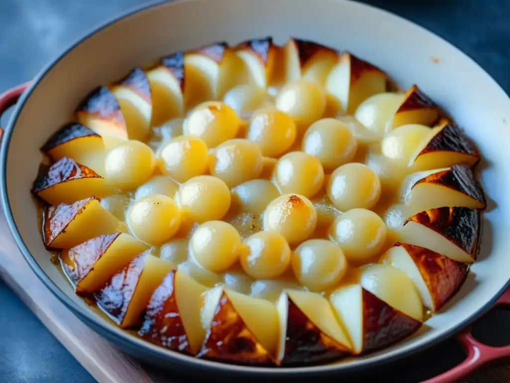 Tentadora Tartiflette receta fácil Ródano-Alpes con queso fundido, papas crujientes y cebollas caramelizadas