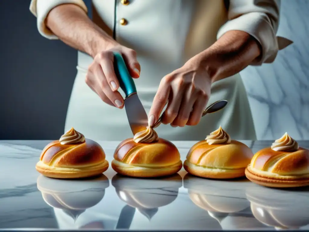 Utensilios de repostería francesa innovadores destacan en elegante imagen detallada