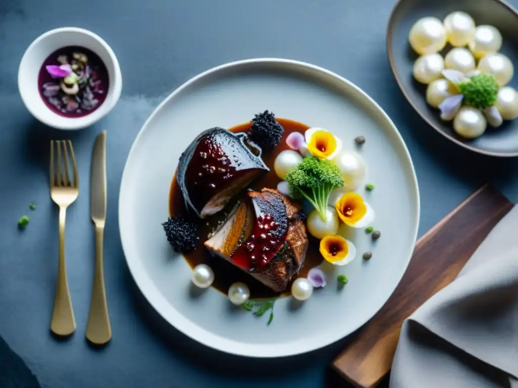 Dos versiones de Coq au Vin: tradicional y moderna, en un elegante contraste de Cocina Francesa Tradicional vs Moderna