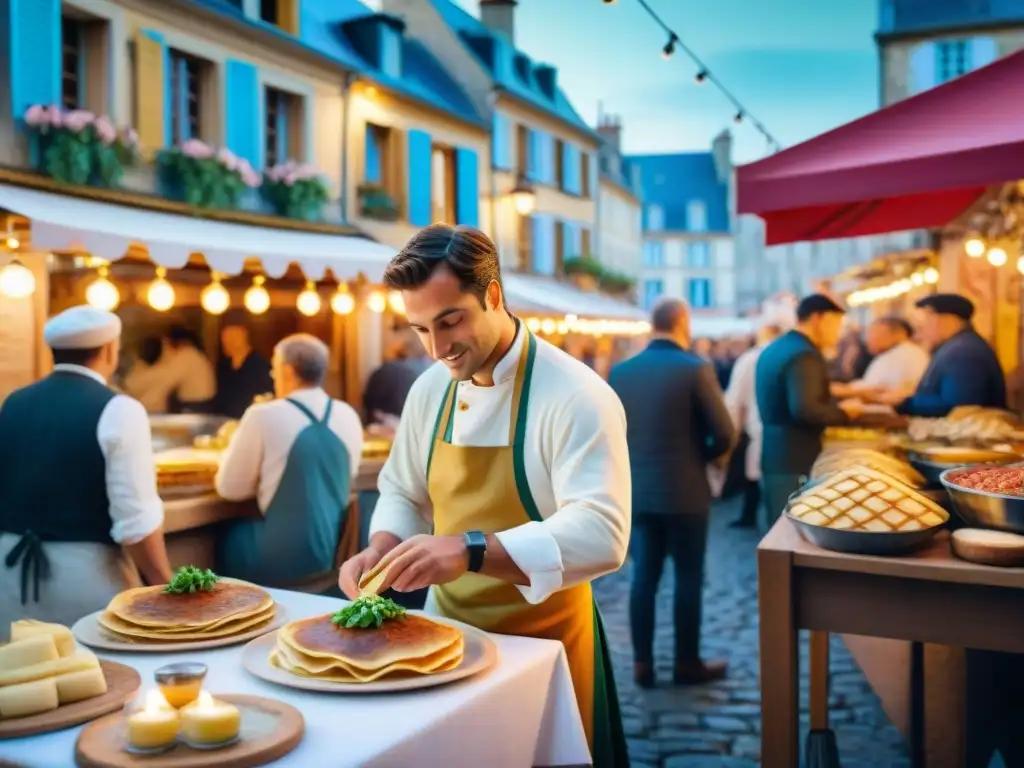 Una vibrante celebración de la influencia cultural cocina francesa en un festival de comida y música en Francia