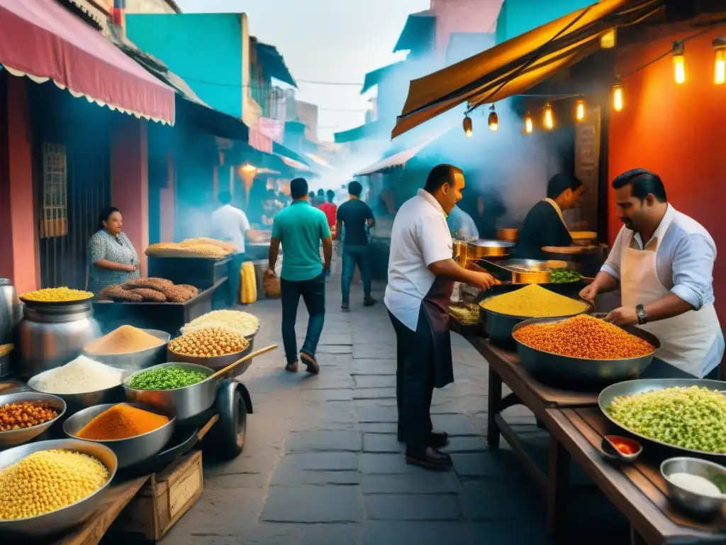 Vibrante escena de la gastronomía callejera en Guadalupe: colores, sabores y energía en la calle