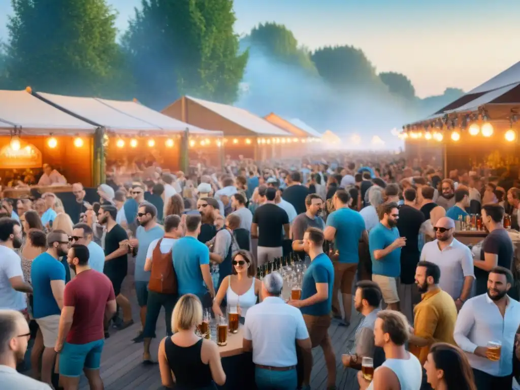 Vibrante escena de festival de cerveza artesanal en Francia en 2022