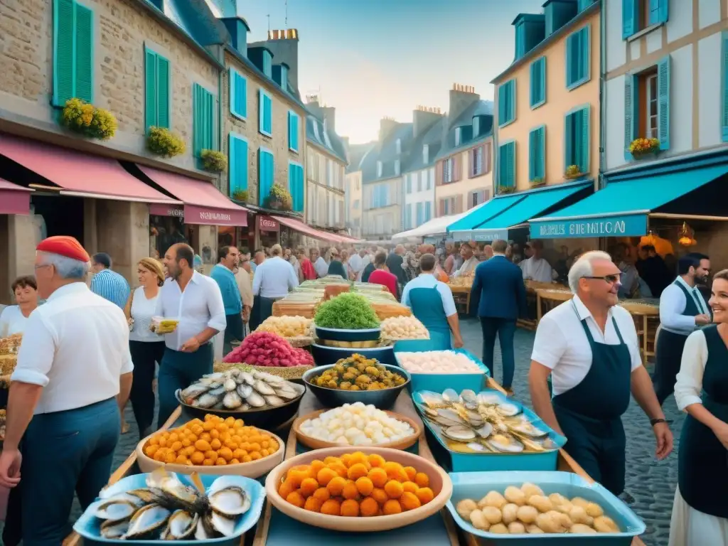 Vibrante Festival del Marisco en Bretaña Vibrante Festival del Marisco en Bretaña: gastronomía francesa, colores, aromas y comunidad festiva