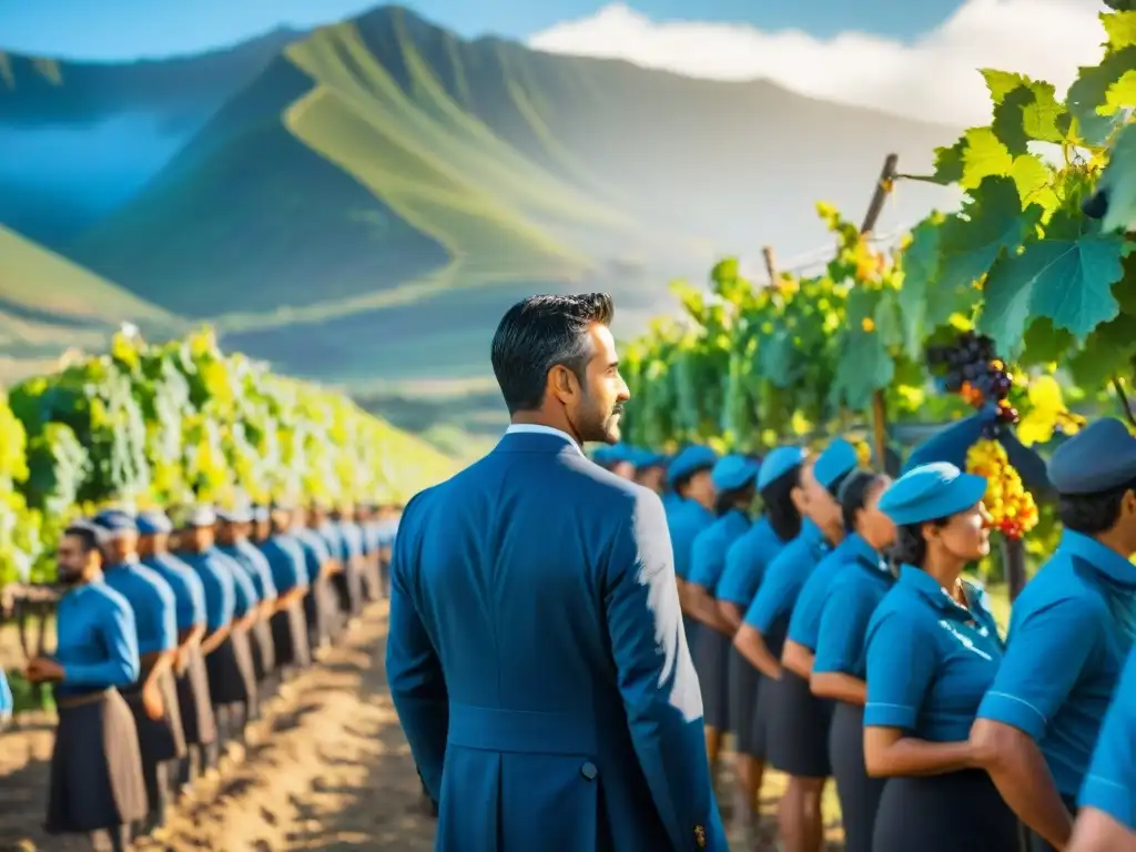 Vibrante viñedo en Reunión durante festival de vinos