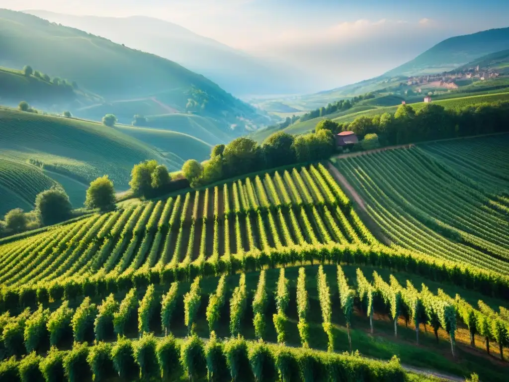 Los viñedos de Alsacia, Francia, capturan la esencia de la región para sommeliers