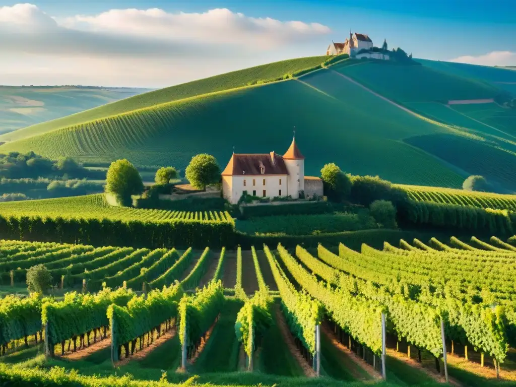 Viñedos verdes y château histórico en Borgoña: historia y sabor en Époisses de Borgoña